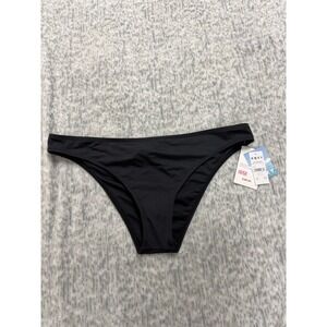 Roxy Womens Beach Classics Hipster Bikini Bottoms Black XL ERJX404292 NWT